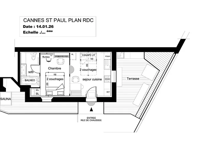 Cite Saint Paul Terrasse Parking Ac Wifi Sauna Bbq *