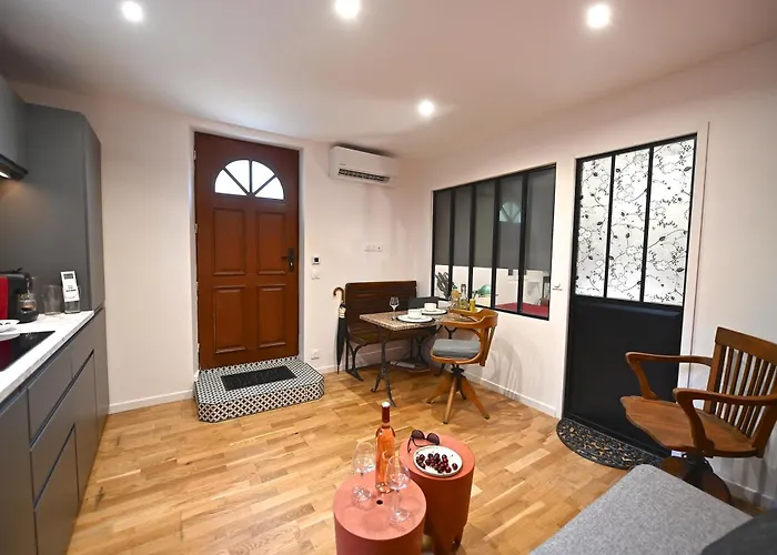 Lägenhet Cite Saint Paul Terrasse Parking Ac Wifi Sauna Bbq Cannes